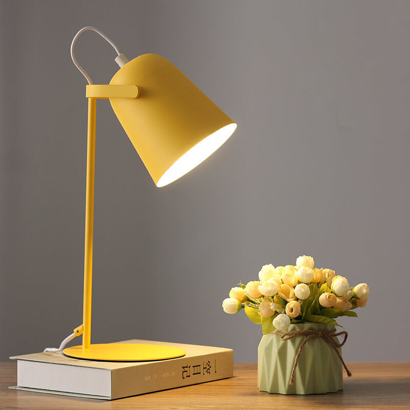 Sol Nordic Macaron Mushroom Table Lamp | Retro Minimalist Bedside Desk Light