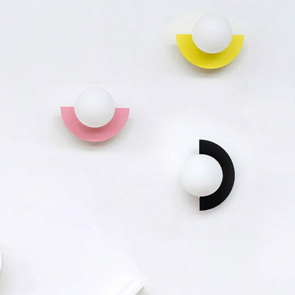 Sol Aurora Half Moon Wall Light | Modern Backlit LED Crescent Sconce for Living Room