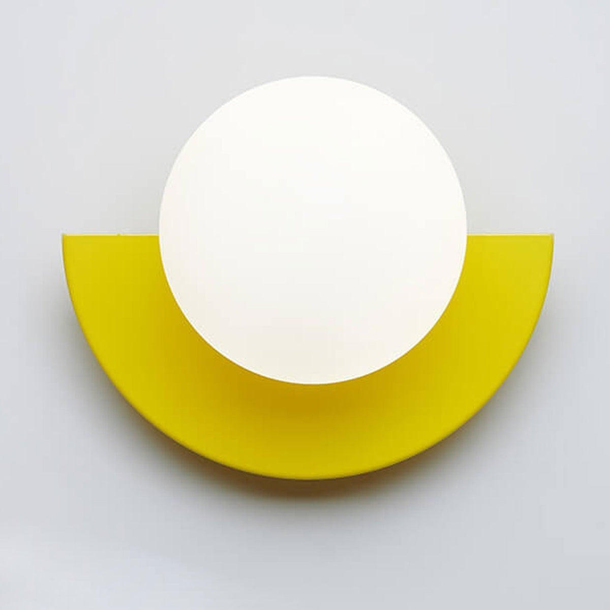 Sol Aurora Half Moon Wall Light | Modern Backlit LED Crescent Sconce for Living Room