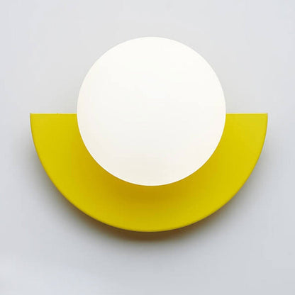 Sol Aurora Half Moon Wall Light | Modern Backlit LED Crescent Sconce for Living Room