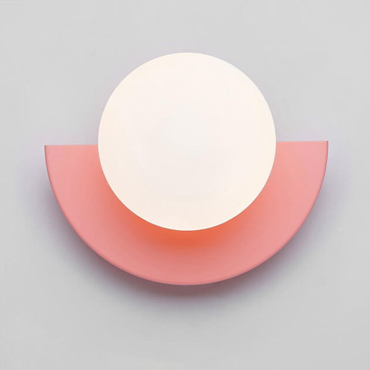 Sol Aurora Half Moon Wall Light | Modern Backlit LED Crescent Sconce for Living Room