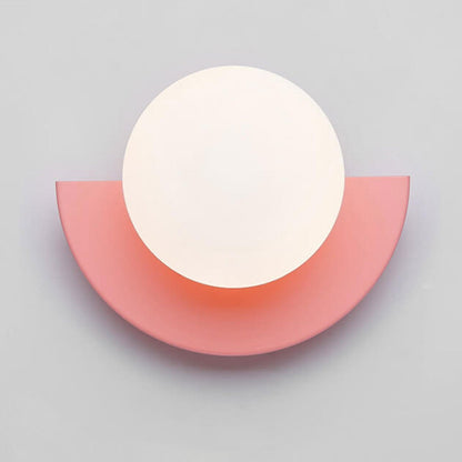 Sol Aurora Half Moon Wall Light | Modern Backlit LED Crescent Sconce for Living Room