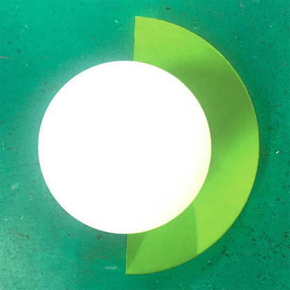 Sol Aurora Half Moon Wall Light | Modern Backlit LED Crescent Sconce for Living Room