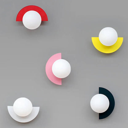 Sol Aurora Half Moon Wall Light | Modern Backlit LED Crescent Sconce for Living Room