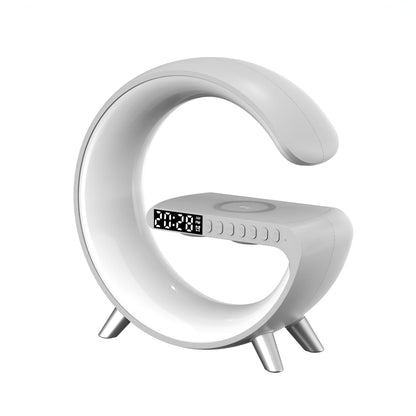 Sol 3-in-1 Bluetooth Alarm Clock | Wireless Charger & LED Nightstand Speaker