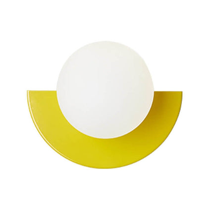 Sol Aurora Half Moon Wall Light | Modern Backlit LED Crescent Sconce for Living Room
