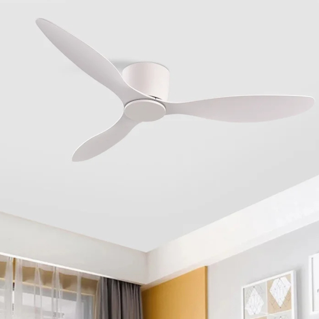 Ceiling Fan with Light | Dimmable LED Ceiling Light with Remote Control