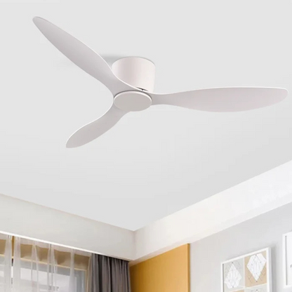 Ceiling Fan with Light | Dimmable LED Ceiling Light with Remote Control