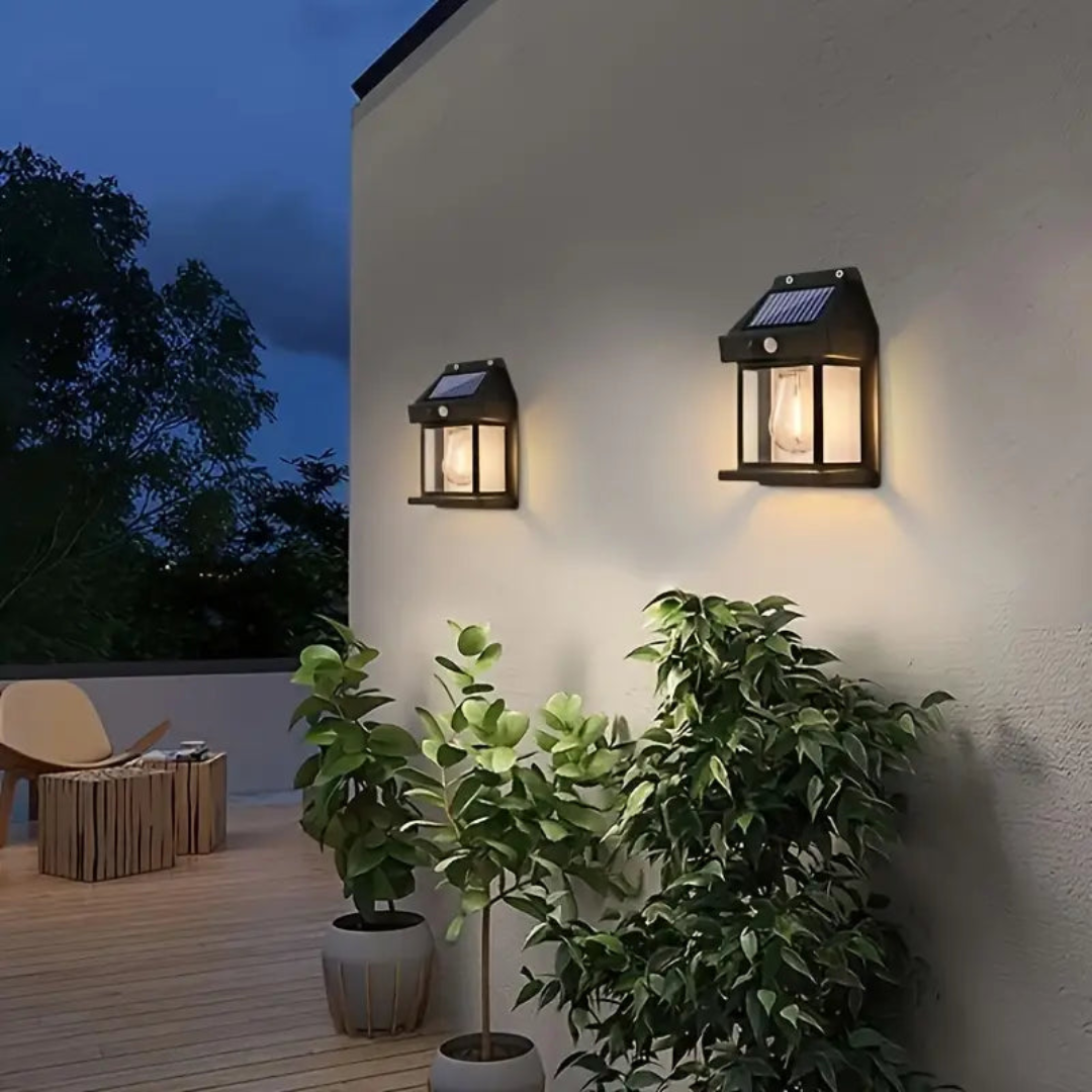Sol Solar Up & Down Wall Light | Waterproof Outdoor LED Sconce for Fence & Patio