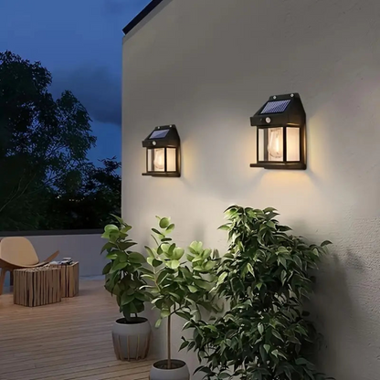Sol Solar Up & Down Wall Light | Waterproof Outdoor LED Sconce for Fence & Patio