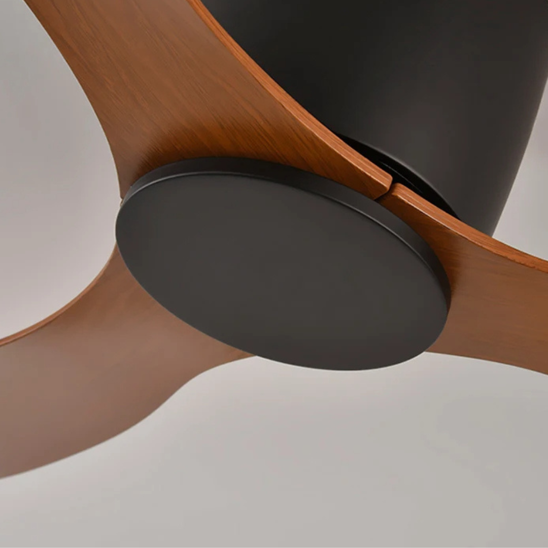 Ceiling Fan with Light | Dimmable LED Ceiling Light with Remote Control