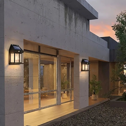 Sol Solar Up & Down Wall Light | Waterproof Outdoor LED Sconce for Fence & Patio