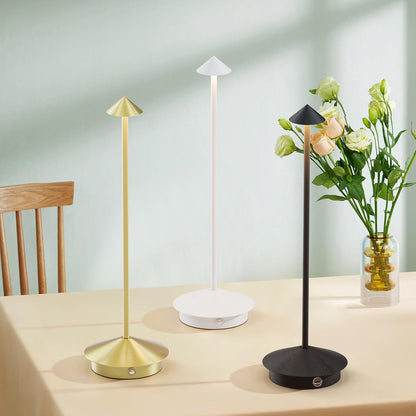 Sol Crystal Column Table Lamp | Modern Dimmable LED Bedside Night Light