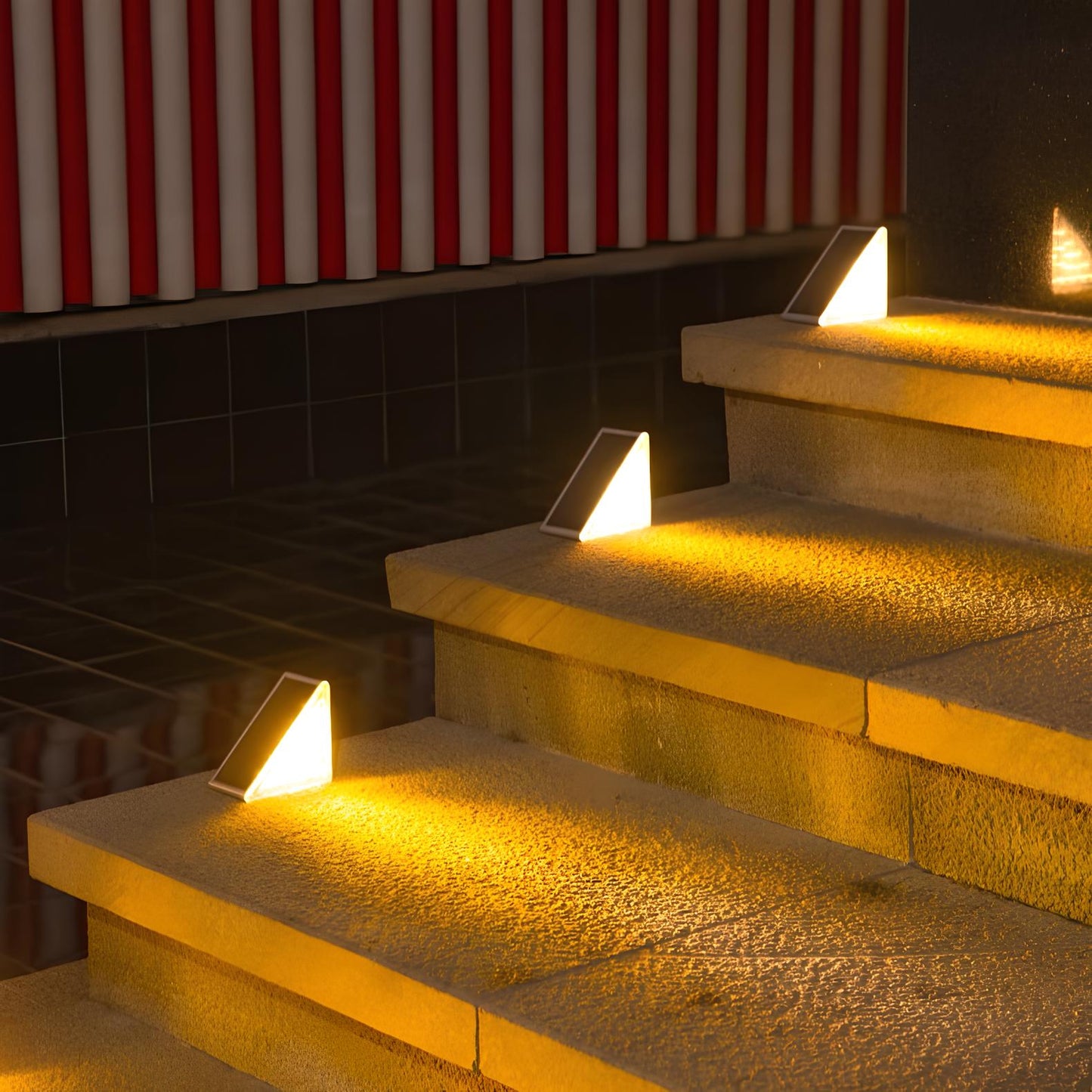 Outdoor Solar Path Lights | Waterproof LED Garden Pathway Lamps