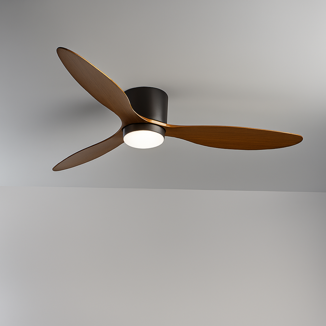Ceiling Fan with Light | Dimmable LED Ceiling Light with Remote Control