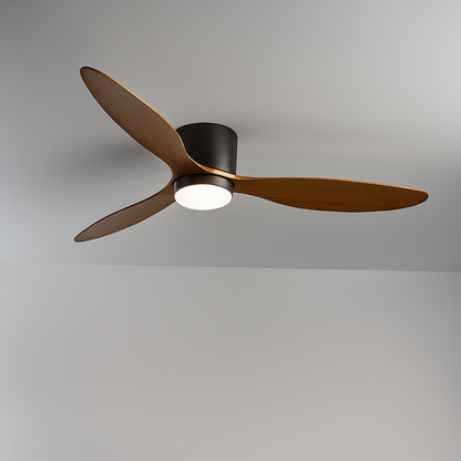 Ceiling Fan with Light | Dimmable LED Ceiling Light with Remote Control