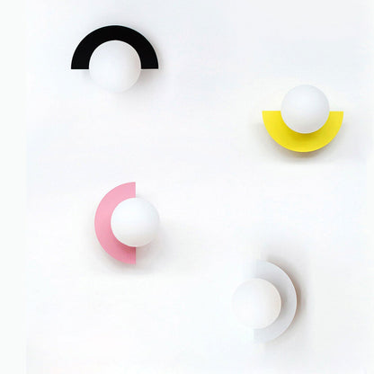 Sol Aurora Half Moon Wall Light | Modern Backlit LED Crescent Sconce for Living Room