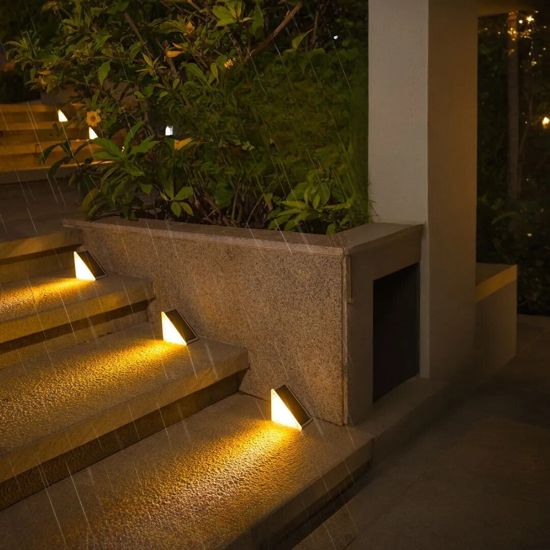 Outdoor Solar Path Lights | Waterproof LED Garden Pathway Lamps