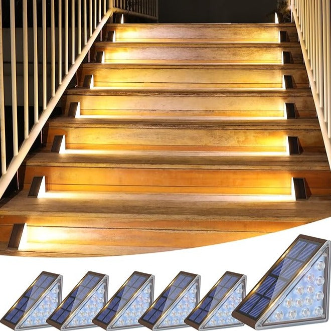 Outdoor Solar Path Lights | Waterproof LED Garden Pathway Lamps