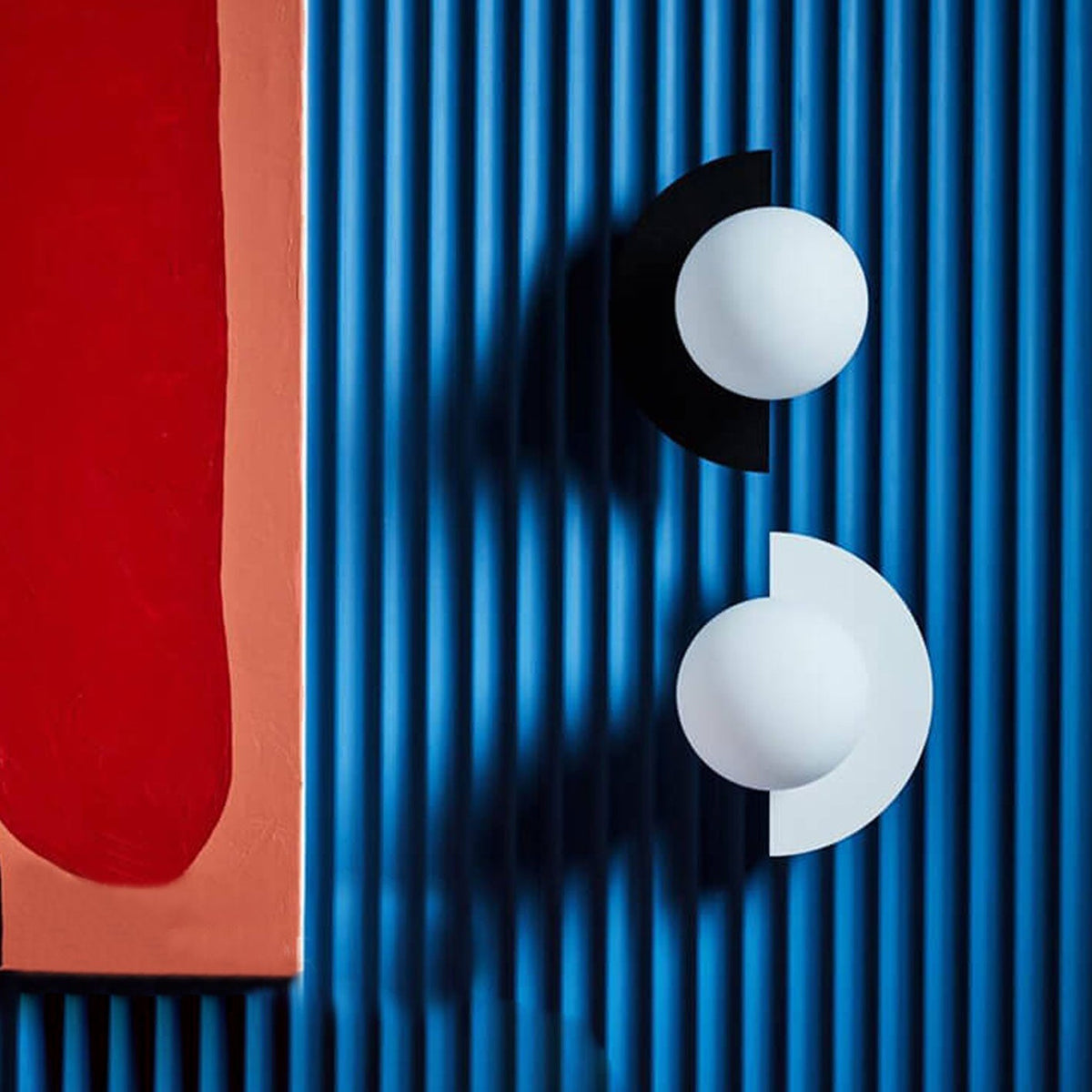 Sol Aurora Half Moon Wall Light | Modern Backlit LED Crescent Sconce for Living Room