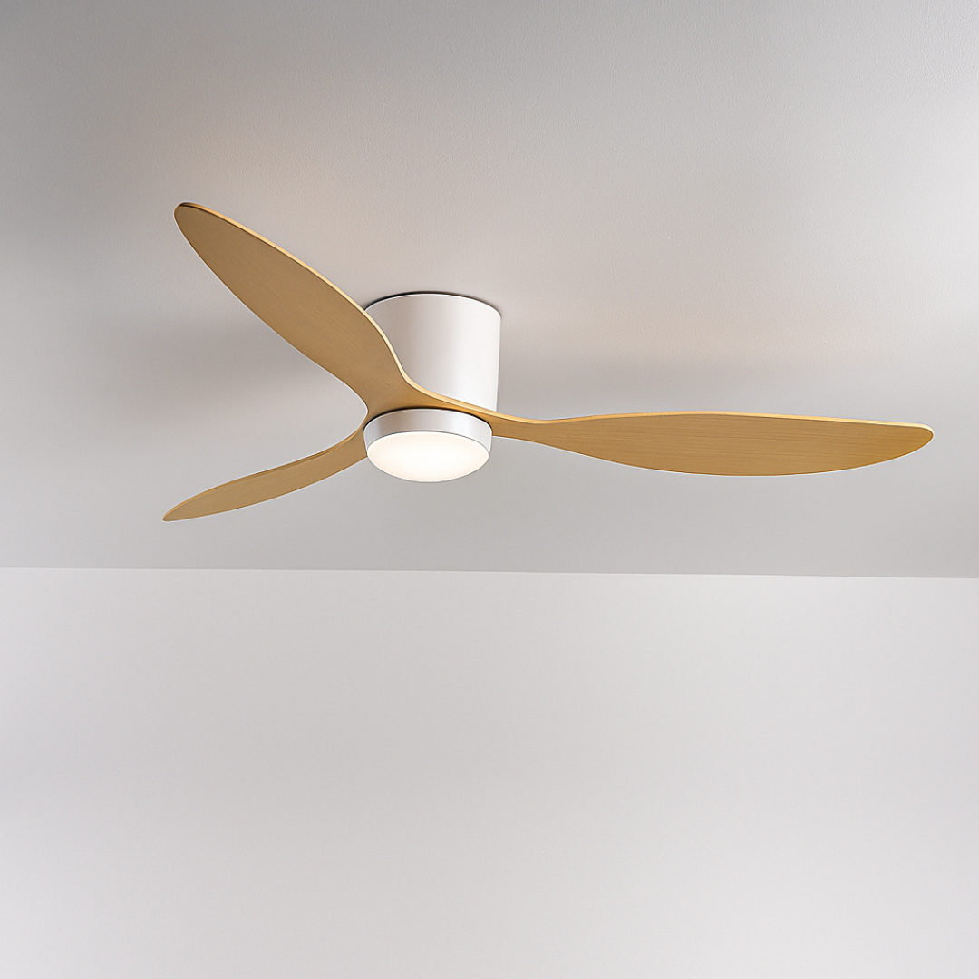 Ceiling Fan with Light | Dimmable LED Ceiling Light with Remote Control