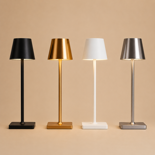 Sol Nordic Aura Table Lamp | Modern Dimmable LED Bedside Accent Light