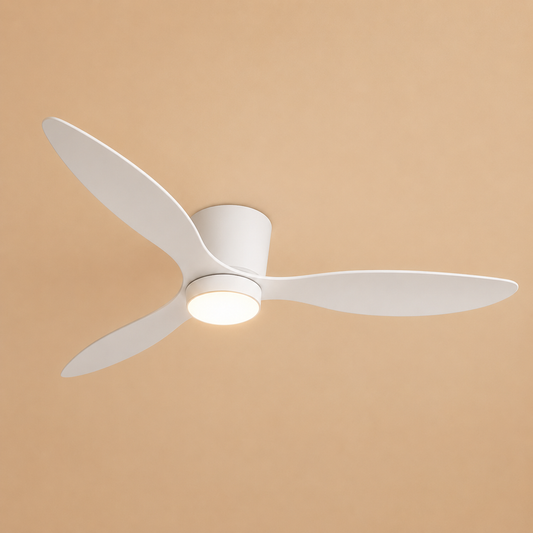 Ceiling Fan with Light | Dimmable LED Ceiling Light with Remote Control