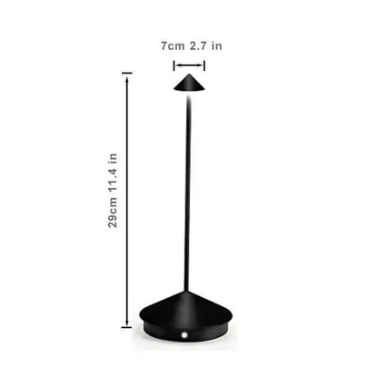 Sol Crystal Column Table Lamp | Modern Dimmable LED Bedside Night Light