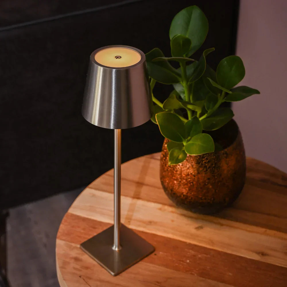 Sol Nordic Aura Table Lamp | Modern Dimmable LED Bedside Accent Light