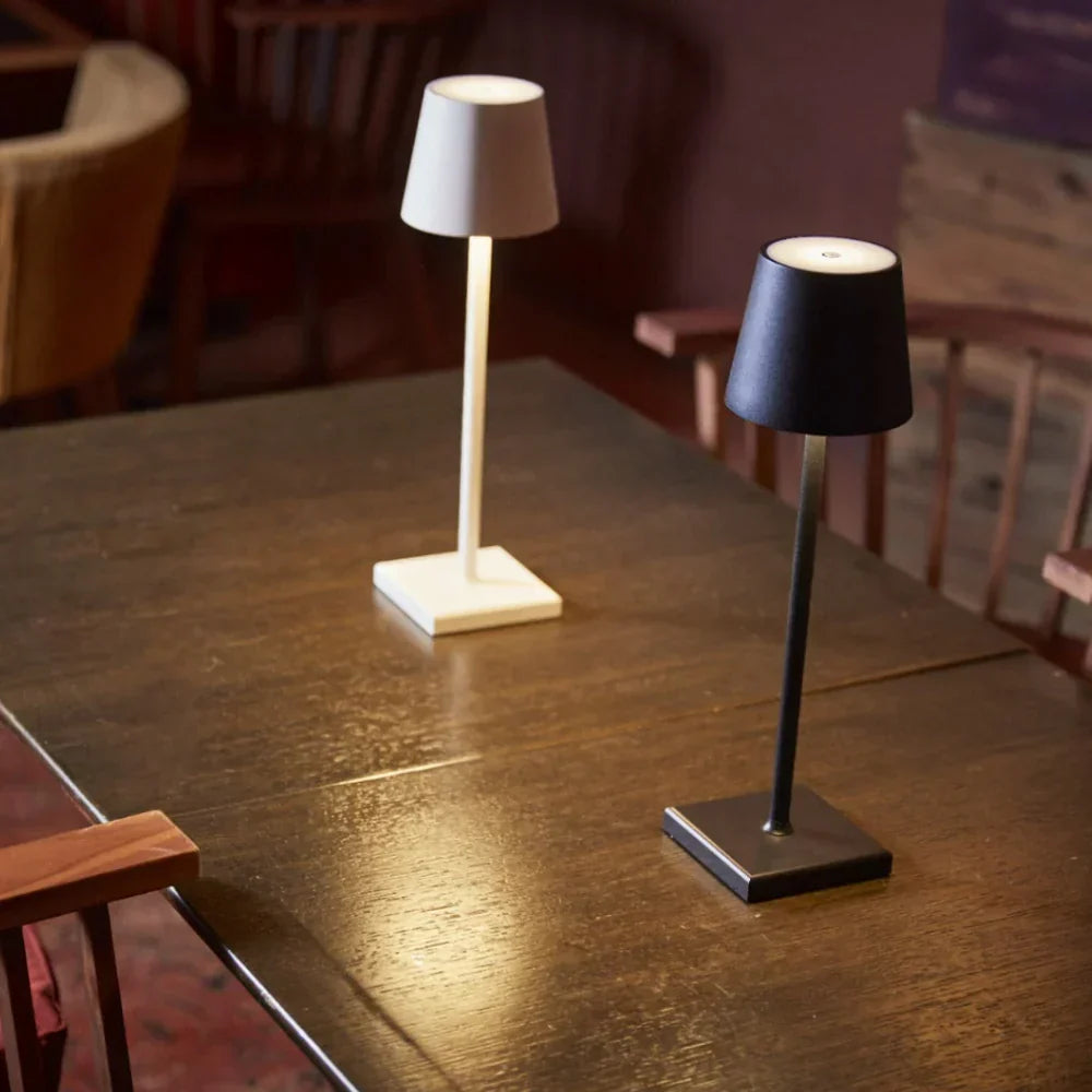 Sol Nordic Aura Table Lamp | Modern Dimmable LED Bedside Accent Light