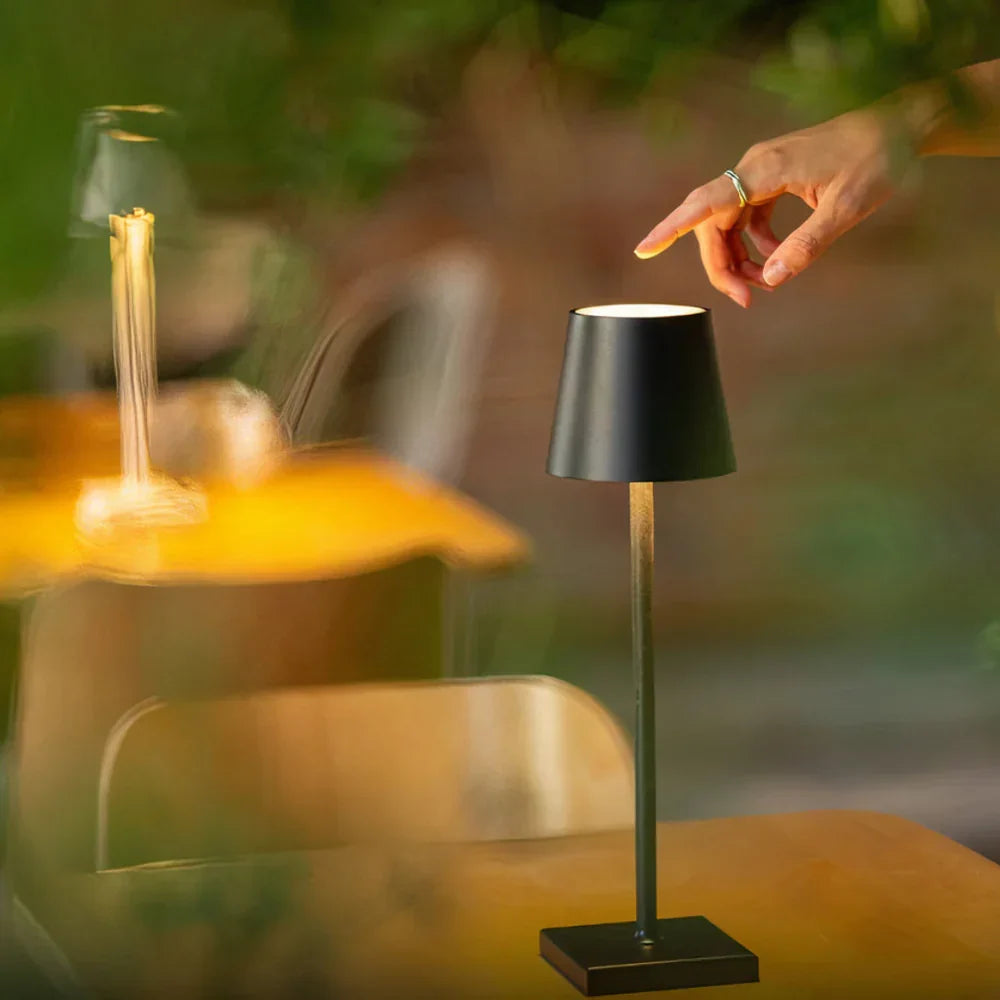 Sol Nordic Aura Table Lamp | Modern Dimmable LED Bedside Accent Light