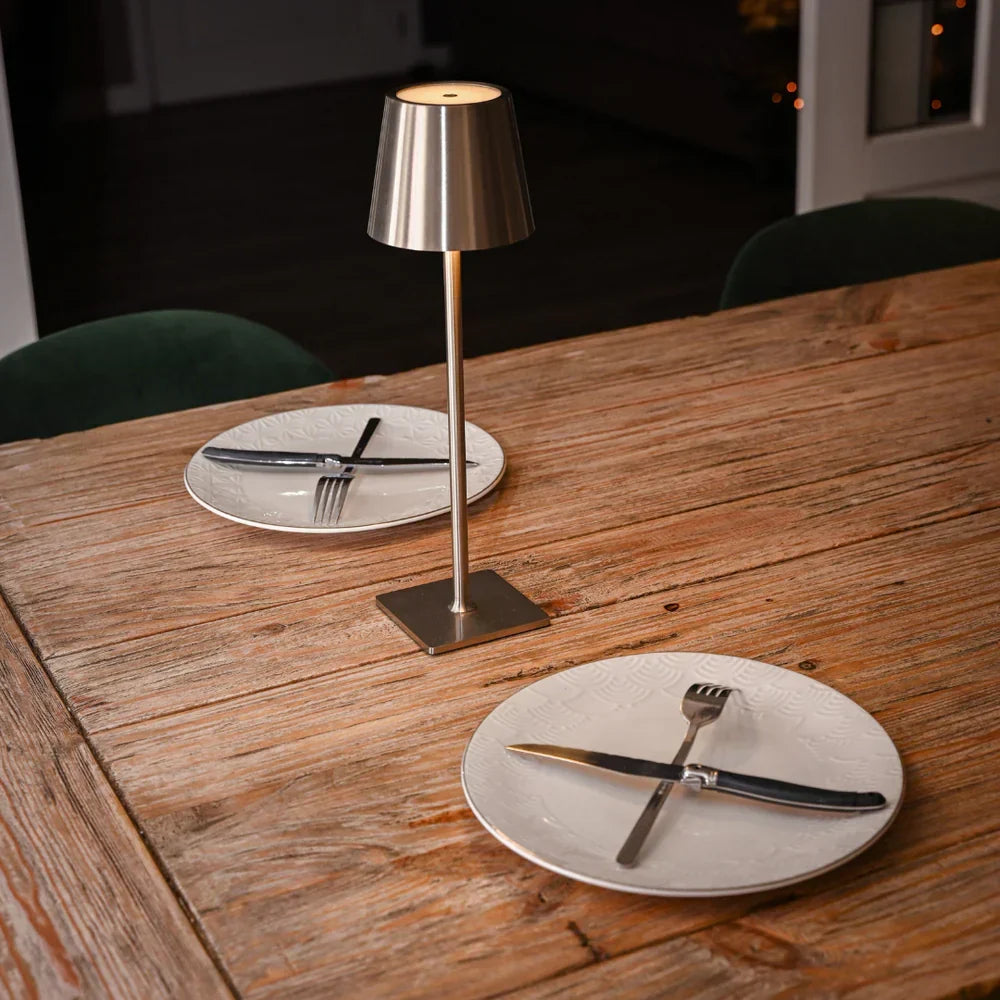 Sol Nordic Aura Table Lamp | Modern Dimmable LED Bedside Accent Light
