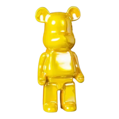 Abstract Bear Sculpture | Modern Resin Animal Statue for Home Decor