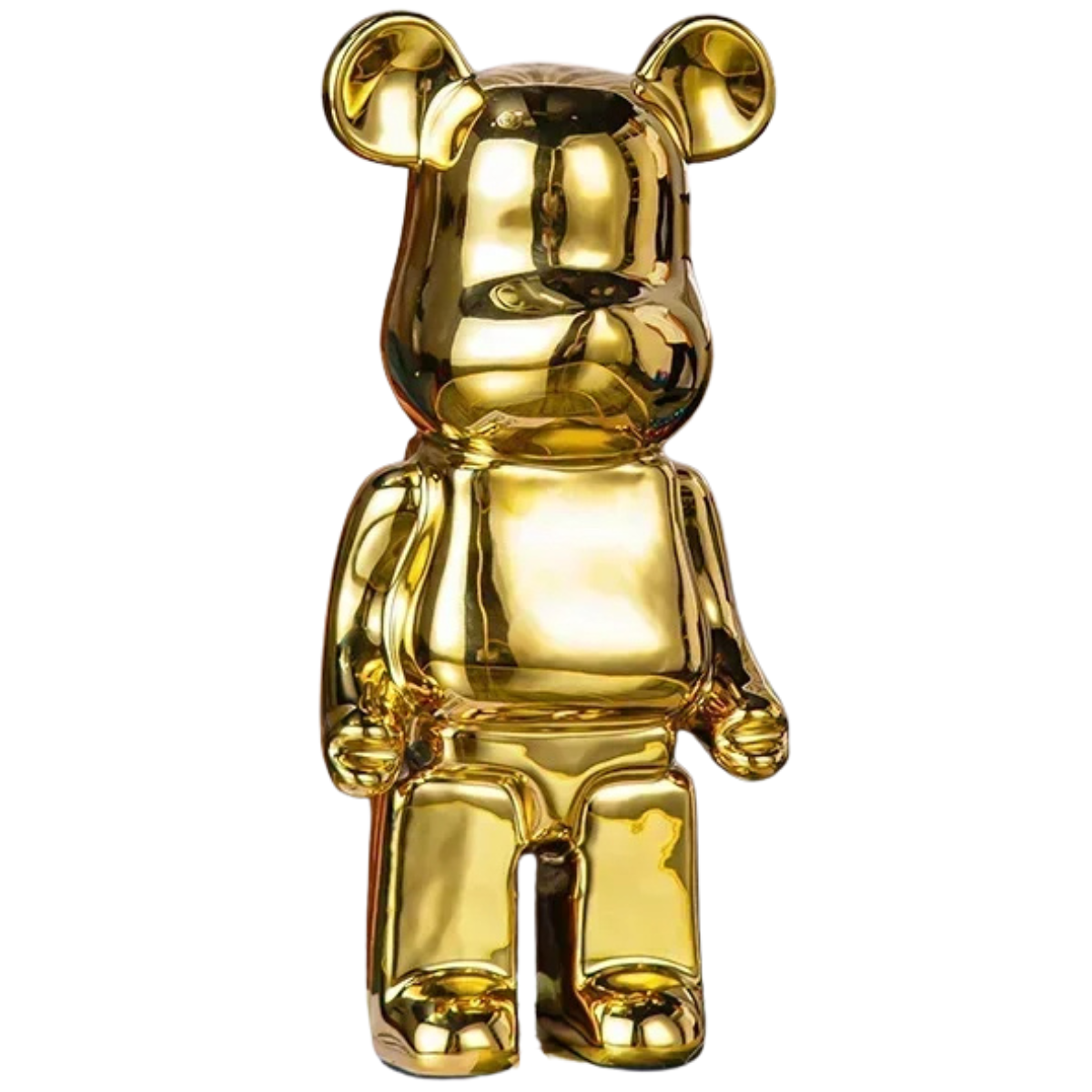 Abstract Bear Sculpture | Modern Resin Animal Statue for Home Decor