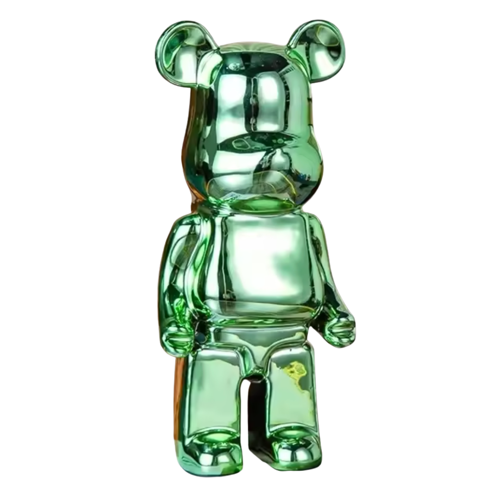 Abstract Bear Sculpture | Modern Resin Animal Statue for Home Decor