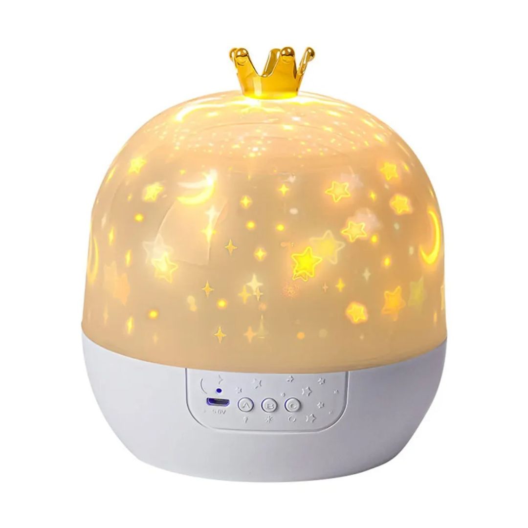 Sol Rotating Star Projector Night Light | 360° Rotating LED Galaxy Lamp for Kids Bedroom