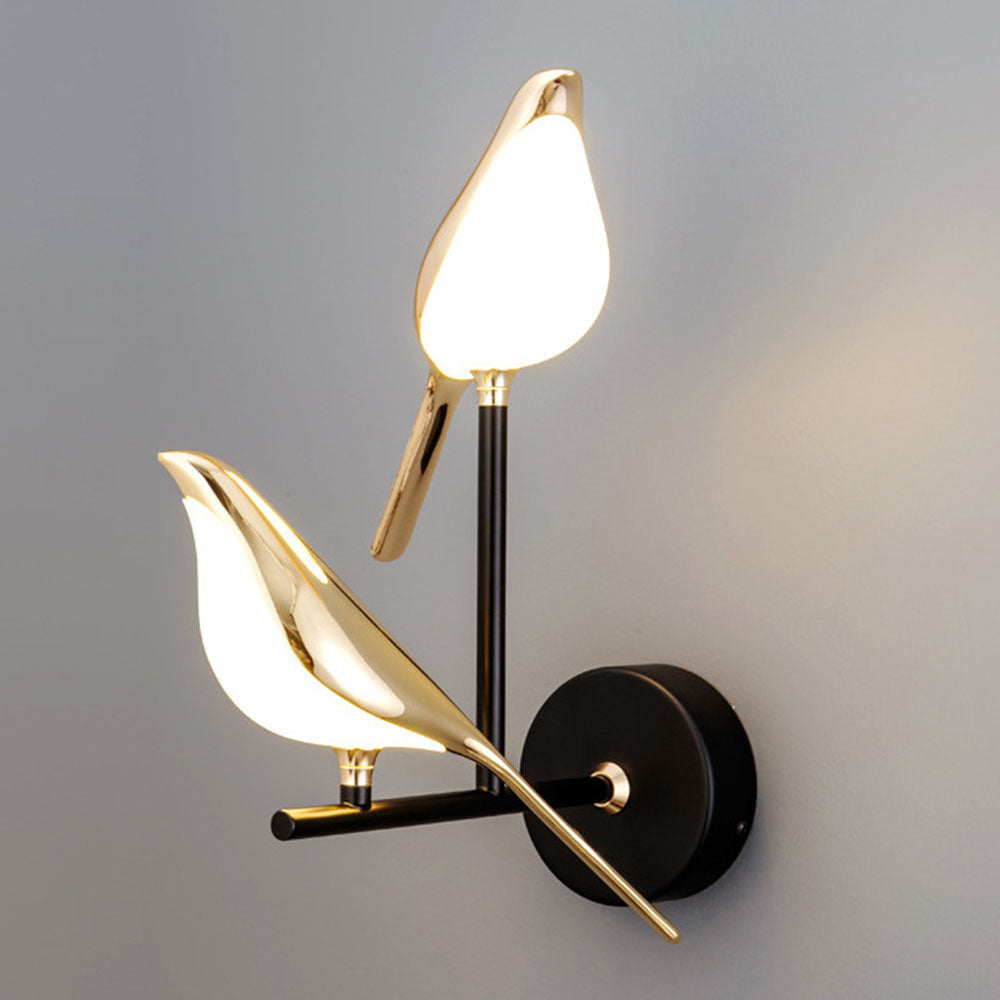 Sol Origami Bird LED Wall Light | Modern Nordic Perched Bird Sconce for Living Room