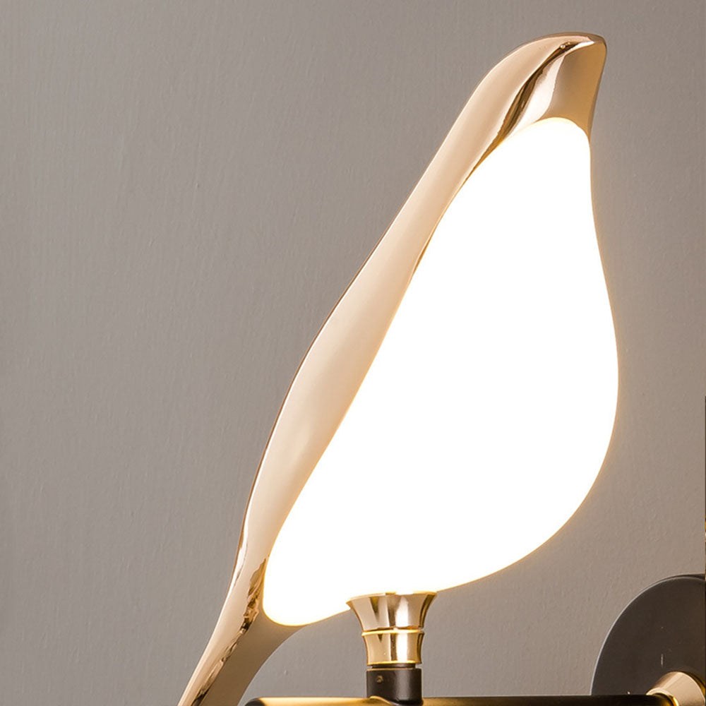 Sol Origami Bird LED Wall Light | Modern Nordic Perched Bird Sconce for Living Room
