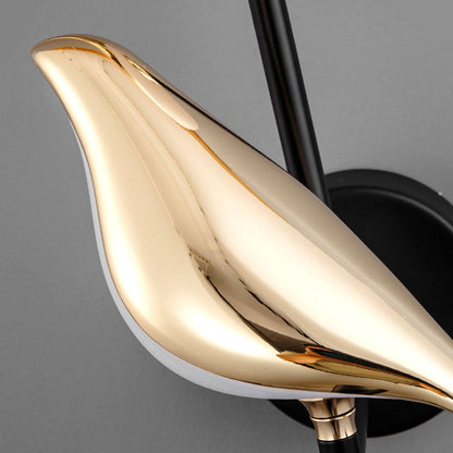 Sol Origami Bird LED Wall Light | Modern Nordic Perched Bird Sconce for Living Room