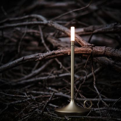 Sol Candlestick Cordless Table Lamp | Retro Rechargeable LED Bedside Night Light