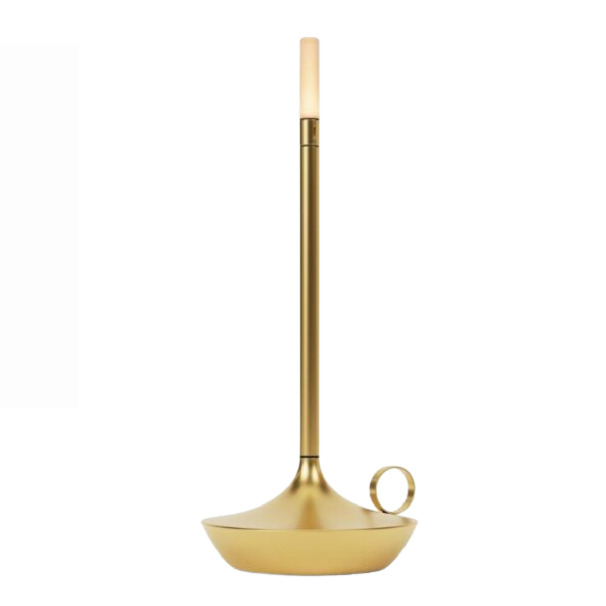 Sol Candlestick Cordless Table Lamp | Retro Rechargeable LED Bedside Night Light
