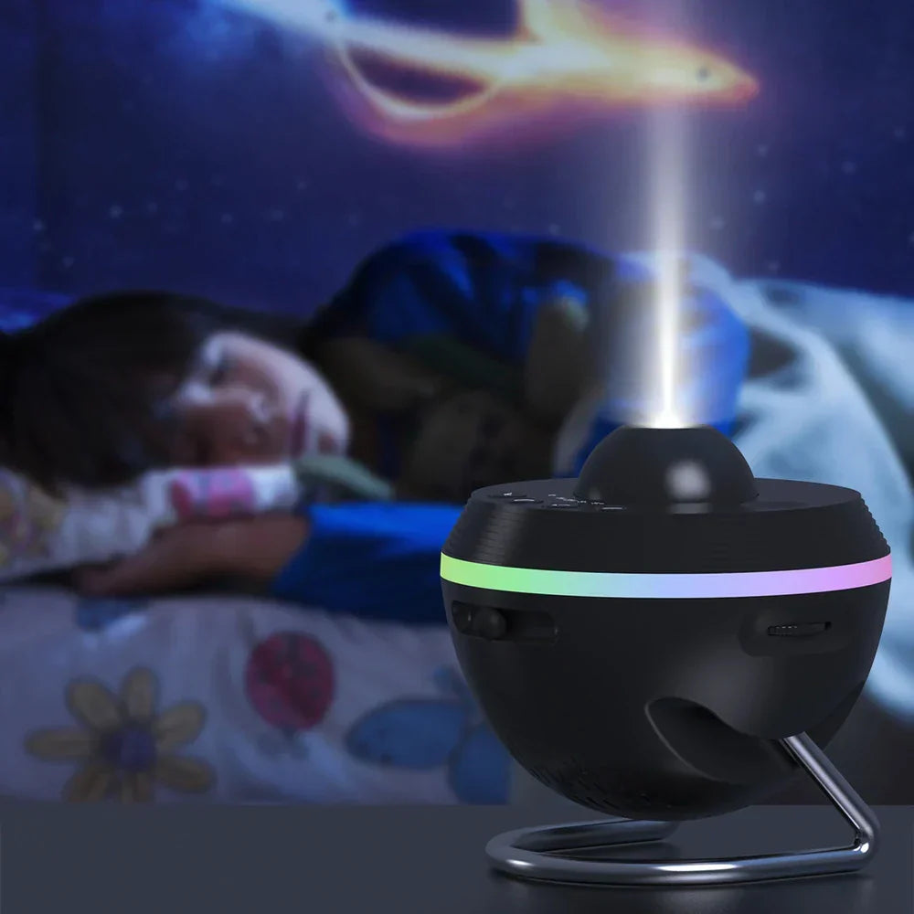 Sol Astronaut Galaxy Star Projector Lamp | 360° Magnetic Nebula Night Light with Remote