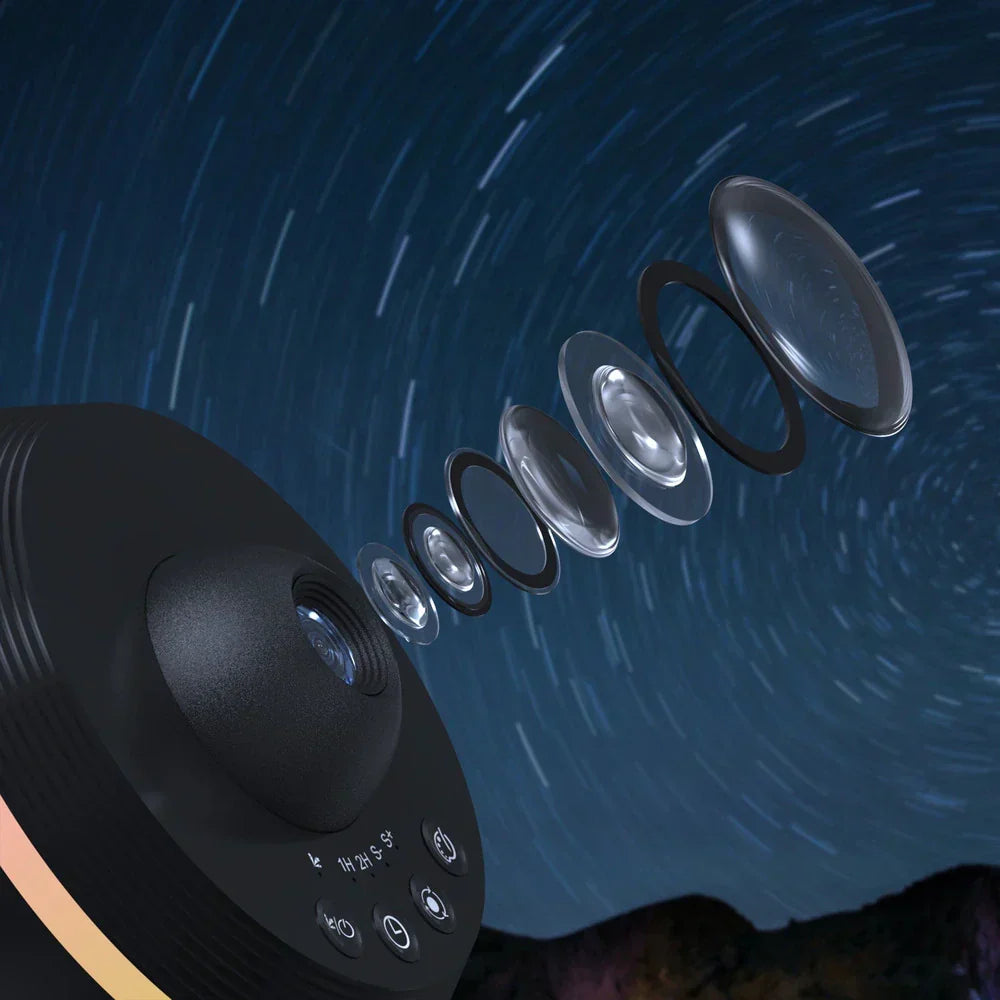 Sol Astronaut Galaxy Star Projector Lamp | 360° Magnetic Nebula Night Light with Remote