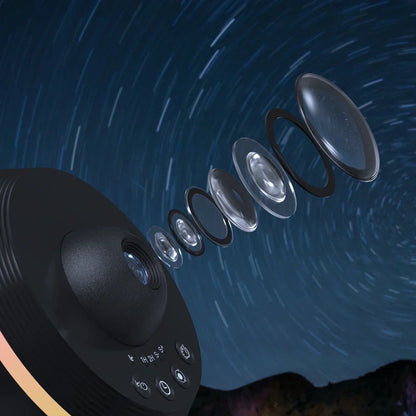 Sol Astronaut Galaxy Star Projector Lamp | 360° Magnetic Nebula Night Light with Remote