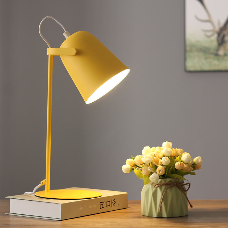 Sol Nordic Macaron Mushroom Table Lamp | Retro Minimalist Bedside Desk Light