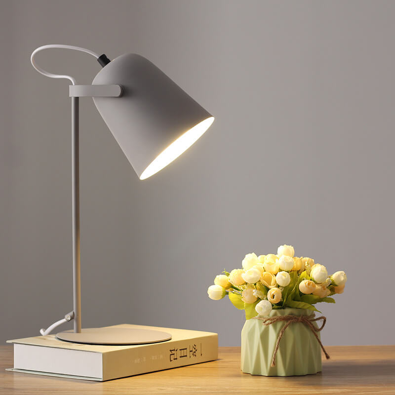 Sol Nordic Macaron Mushroom Table Lamp | Retro Minimalist Bedside Desk Light