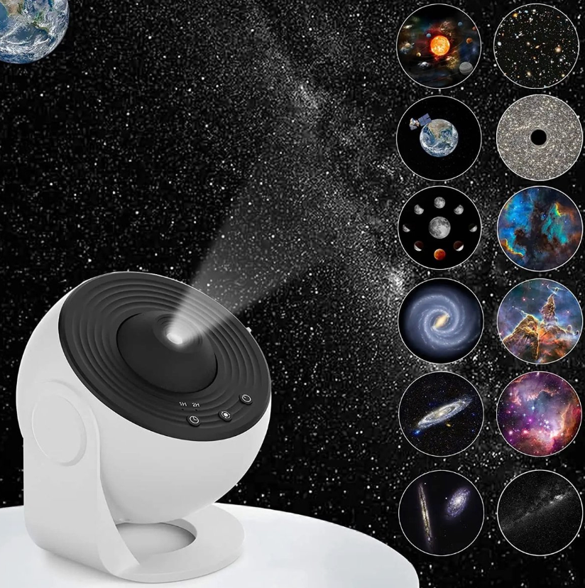 Sol Astronaut Galaxy Star Projector Lamp | 360° Magnetic Nebula Night Light with Remote