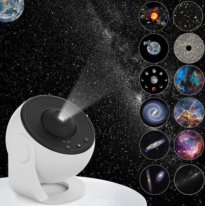 Sol Astronaut Galaxy Star Projector Lamp | 360° Magnetic Nebula Night Light with Remote