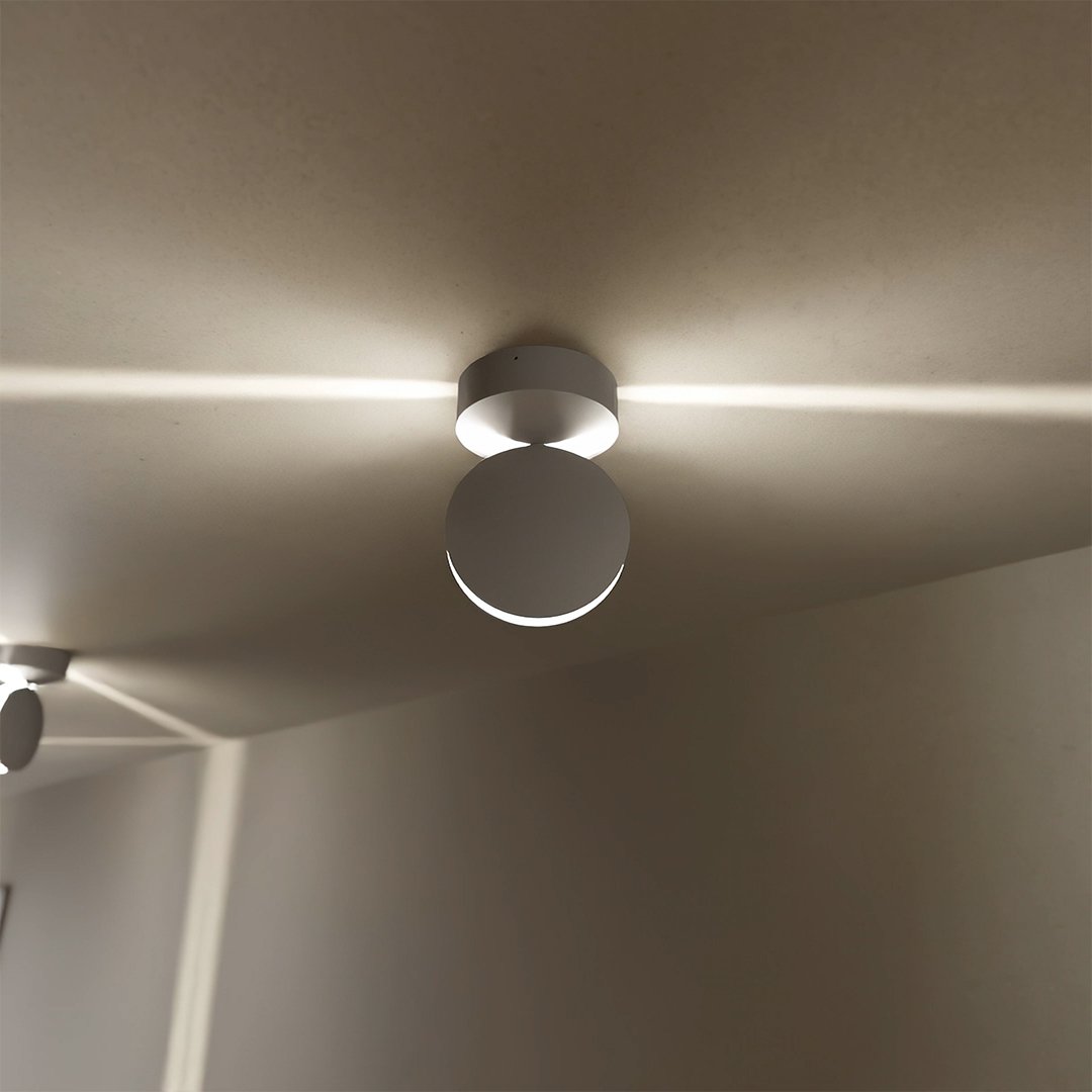Sol Adjustable Beam Cube Wall Light | Modern Waterproof LED Sconce for Living Room