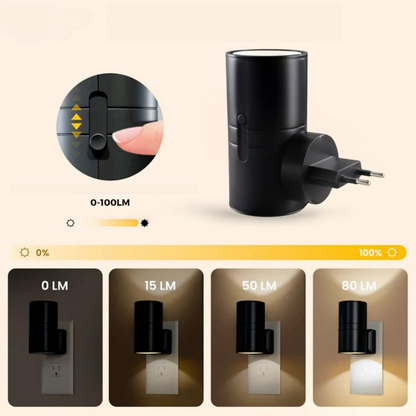 Sol Lunar Eclipse Wall Light | Modern Backlit LED Sconce for Living Room